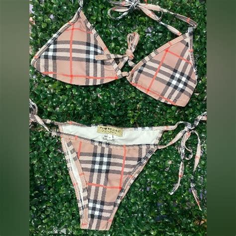 burberry plaid swimsuit|burberry bikinis for women.